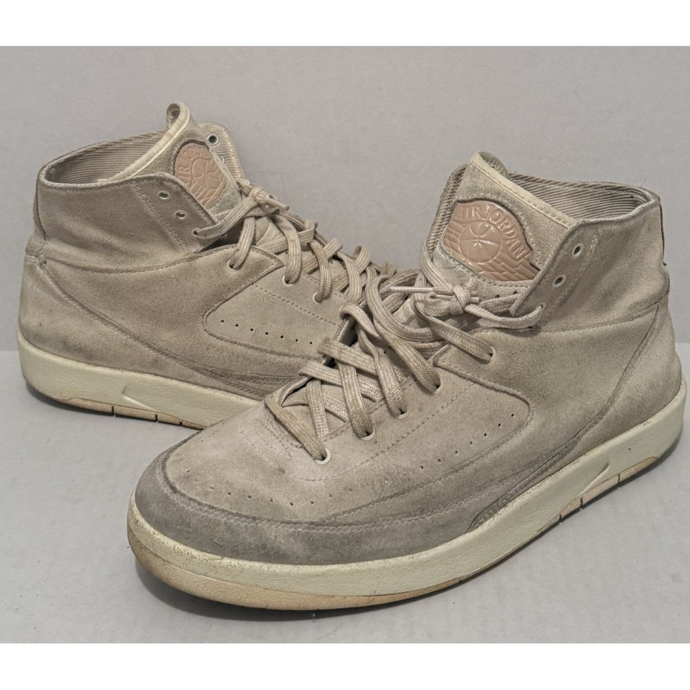 Nike Air Jordan 2 Retro Women's Tan Deconstructed Sail Sneakers 897521-100 Sz 10